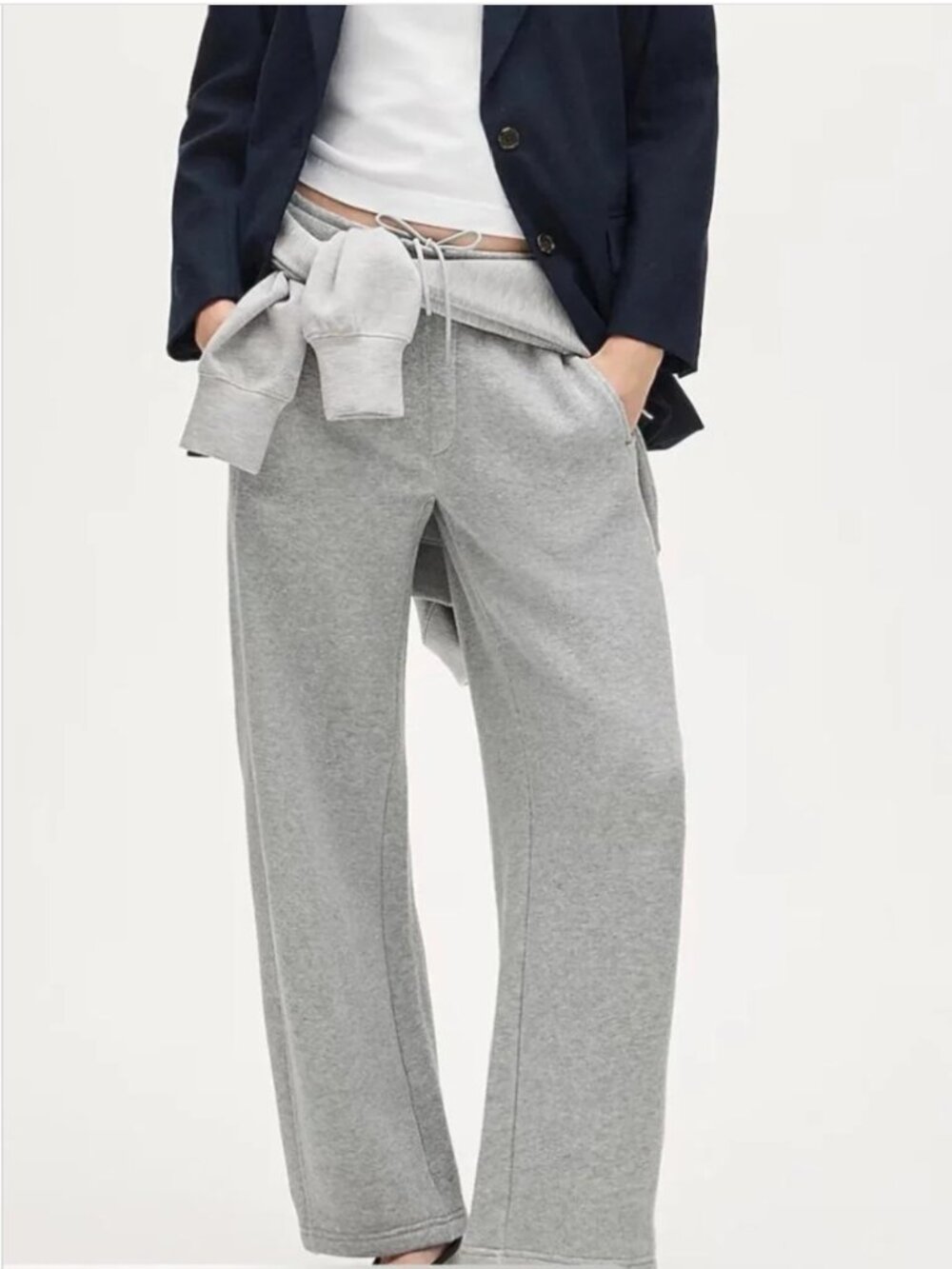 J. Crew Heritage Terry Wide Leg Sweatpants